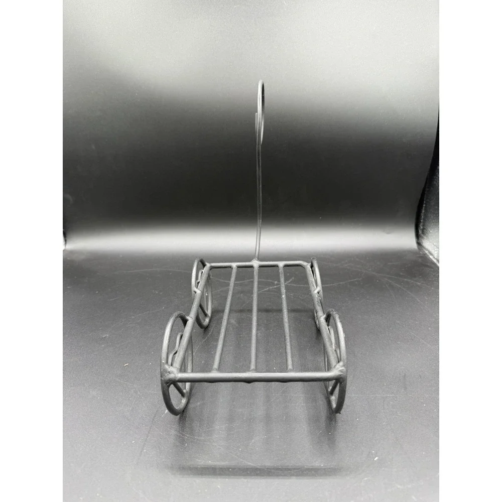 Longaberger Homestead Wrought Iron Wagon 🧺 EUC –Display Stand / Basket Holder